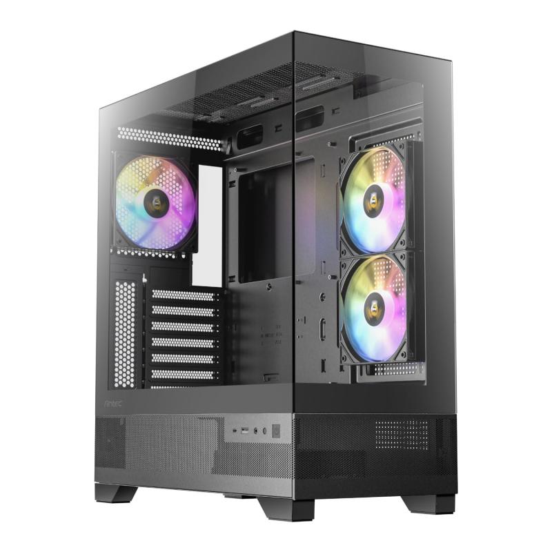 Antec CX700 ARGB ARGB気違い3個標準尺度積み上げるのATX相応う真っただ中円柱パソコン入れもの