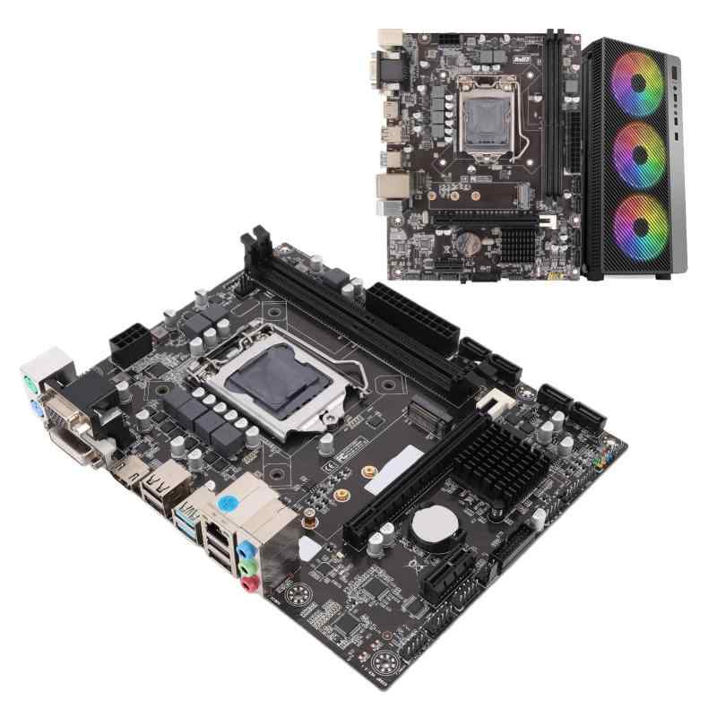 H310 LGA1151 事務机いの一番電子計算機用お母さんゲーム盤、Micro ATX DDR4 ゲームマザーボード、NVME M.2、 6Gb、USB 3.0、DVI HDMI VGA インター人間の顔付き添い人