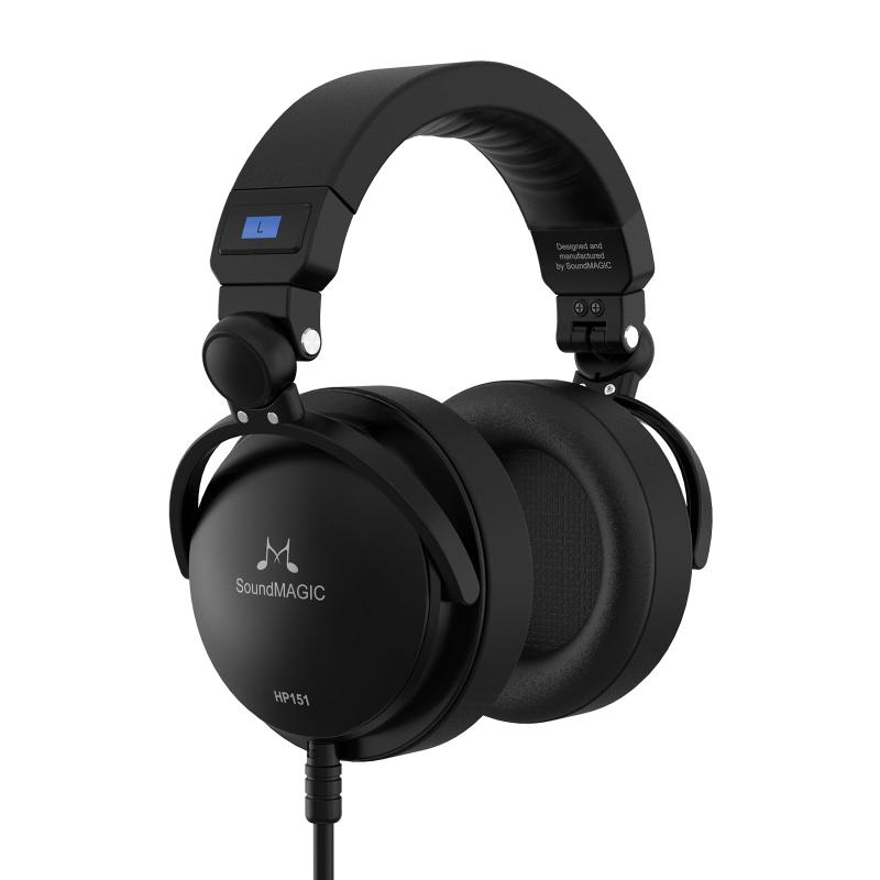 SoundMAGIC オーバーイヤー有線ヘッドホン ハイファイ 取り外し可能なケーブル ブラック HP151｜ビジョンストア