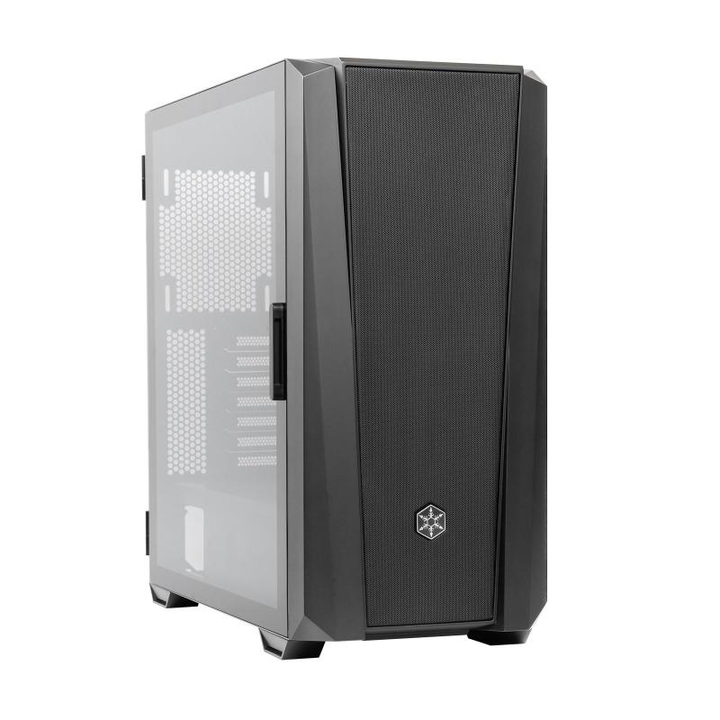 SilverStone デュアル360レジエター取り替えっこの高大気圏流出ATXミッドタワーケース SST-FAB2-BG