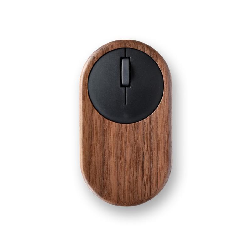 「Mouse Wireless」パウダーコンパクトな木製無線電話二十日鼠