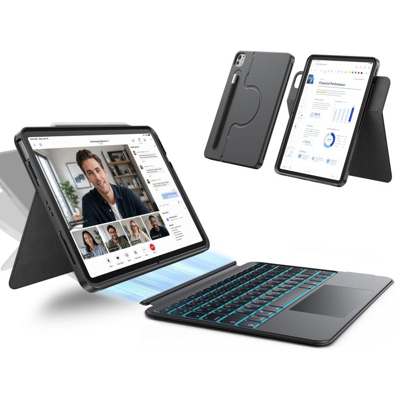 HOU Combo キーボード for iPad Air 7 (M3) 11インチ 2025 /Air 6 M2/5/4世代 iPad Pro 11｜ビジョンストア