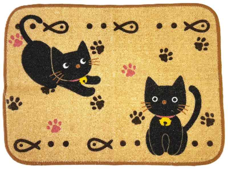 B.L.B キッチンマット バスマット 黒猫 日本製 4985230000876