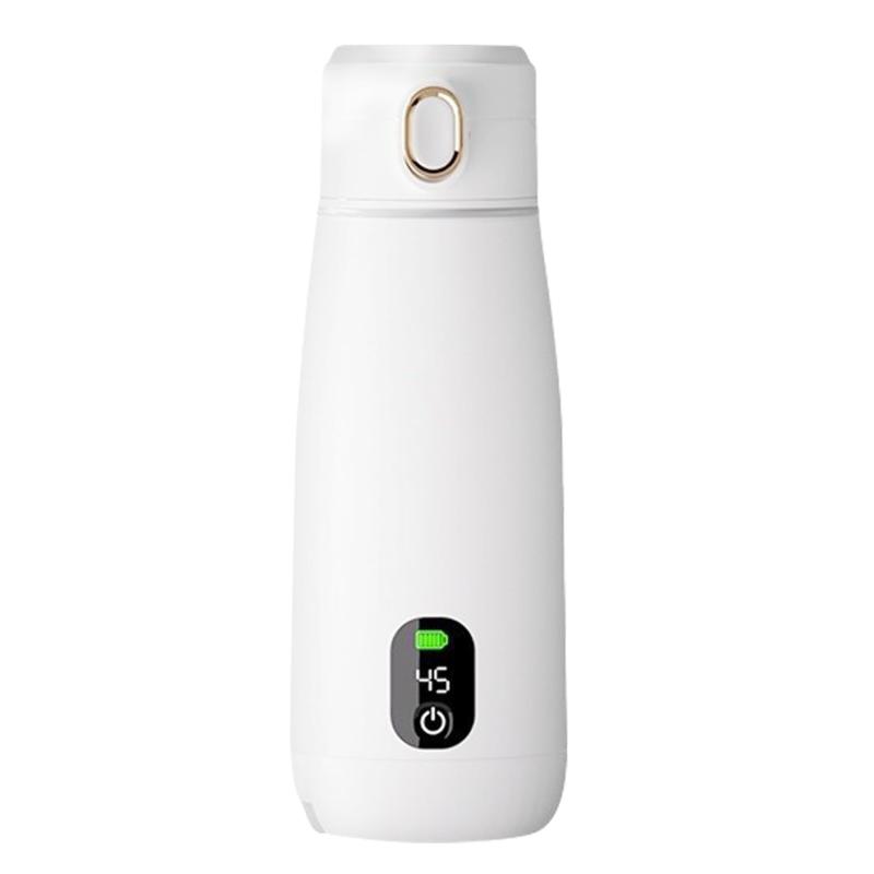 「8分熱する＆4400mAh独居室」 MACOLAUDER 保温水飲み 37℃-55℃ USB申し受ける式 灯し火湯わかし 350ml 熱度見せびらかす 魔法瓶 雄捻子 ポット 吸い筒 卓上 無意味さ断熱 目こぼしなし 直飲み 身寄り用 執務室 出かける 8第四次元保温 粉圧砕機