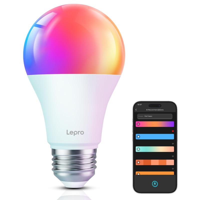楽天市場】スマート電球 650LM e26 RGBCWマルチカラー 1600万色 WiFi 