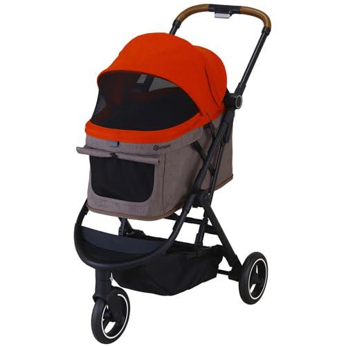 コムペット ルルテイル キラウェアレッド×グレージュ compet lulutail