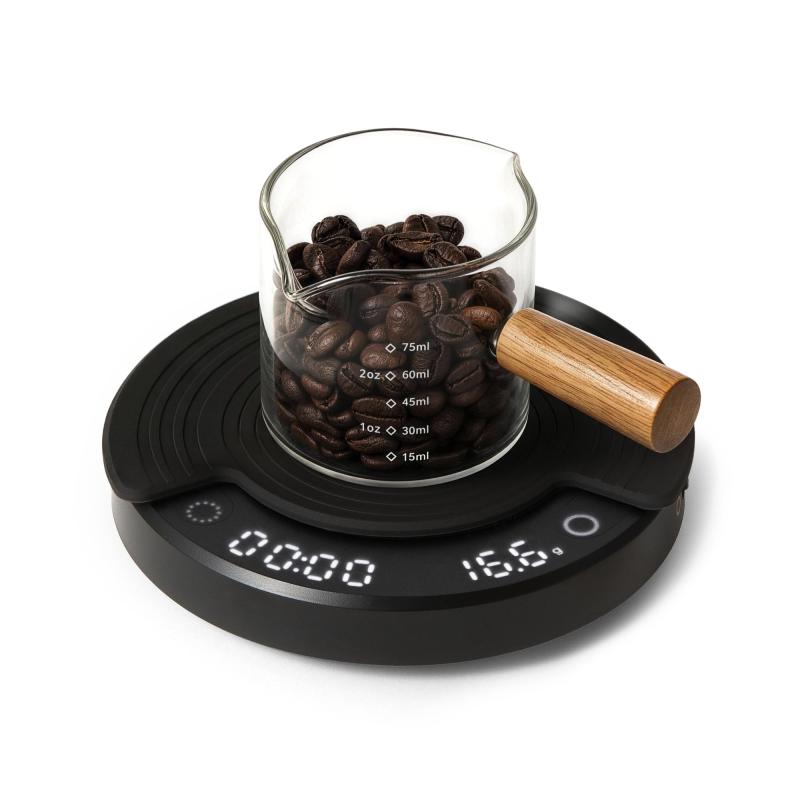 OutIn Claro ポータブルコーヒースケール エスプレッソ 2kg / 0.1g 正確な測定 複数モード タイマー機能 充電式 保護バッグ付き|ビジョンストア