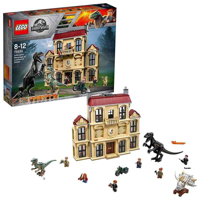 レゴ(LEGO)ジュラシック・ワールド インドラプトル、鍵を掛ける白木邸で大暴れ 75930
