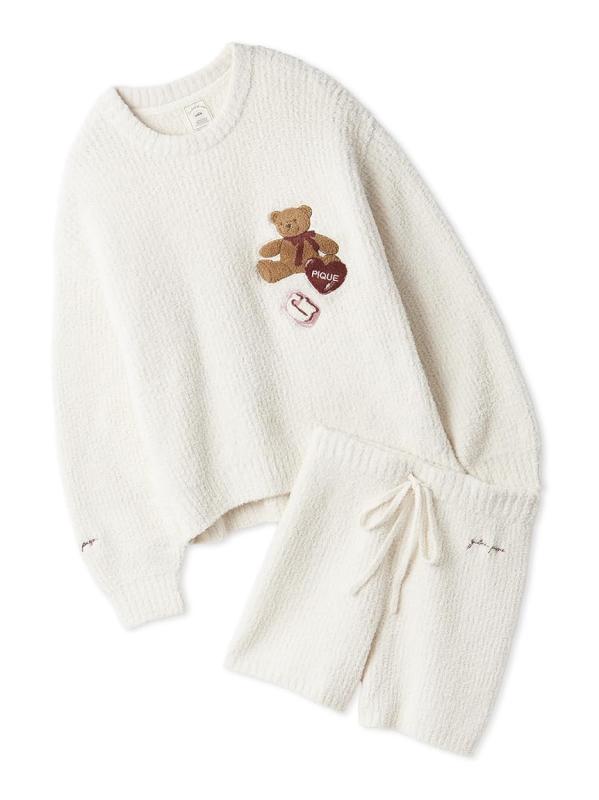gelato pique(ジェラート ピケ) 【ONLINE】ベビモコベアさがらティーシャツ＆遊撃手ズボン下仕掛けるPWNT255191レディース