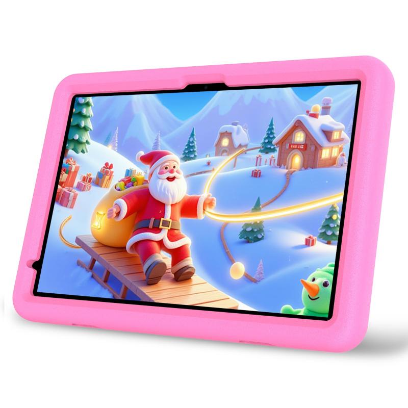 PRITOM キッズタブレット 10インチ Wi-Fiモデル Android15 16GB+128GB YouTube Kids&amp;Google キッズスペース対応 利用時間制限可能 落下防止 軽量ケース付き GMS認証 8000mAh 子ども用 ｜ビジョンストア