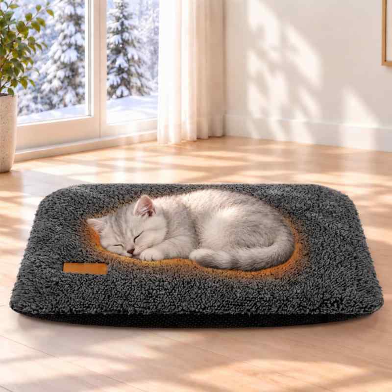 【楽天市場】Angelpet ペット用ホットマット 自発熱マット 電気不要 体温で蓄熱 猫 犬 保温マット あったか ベッド 滑り止め 洗える ...