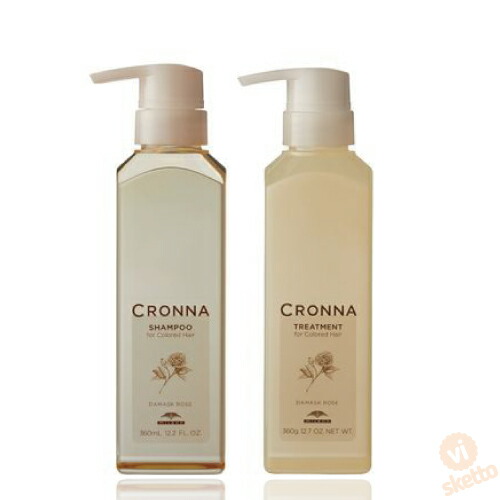 CRONNA トリートメント＆シャンプー セット クロナ シャンプー フォーカラードヘア 360mL(360mL クロナ