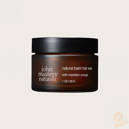 全品ポイント2倍！ジョンマスター オーガニック ナチュラルバームヘアワックス 30g (JOHN MASTERS ORGANICS 化粧水 オーガニック ビターオレンジ果実エキス ホホバ種子油 )