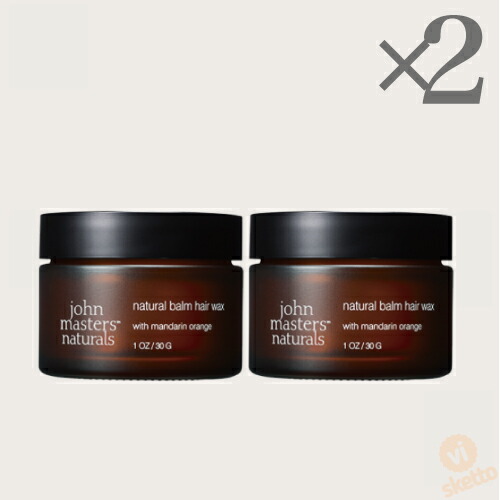 楽天市場 ジョンマスター オーガニック ナチュラルバームヘアワックス 30g John Masters Organics 化粧水 オーガニック ビターオレンジ果実エキス ホホバ種子油 Visketto 楽天市場店