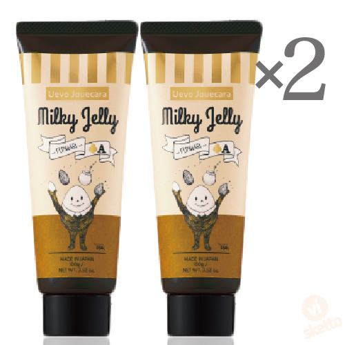 楽天市場 全品ポイント2倍 2本set デミ ウェーボ ジュカーラ ミルキージェリー 100g Demi Uevojouecara Milkyjelly アウトバストリートメント ぷるぷるジェリー 洗い流さないトリートメント ふんわりボリュームアップ ヘアケア ダメージ補修 Visketto 楽天市場店