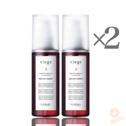 コンビニ受取対応商品 2本set ルベル ヴィージェ メディケートエッセンス 100ml Lebel Viege Medicate Essence スキャルプケア 太い 強い 豊かな髪 医薬部外品 抜け毛予防 女性用育毛剤 育毛 薄毛 かゆみ 脱毛予防 毛生促進 発毛促進 フケ 病後 産後の脱毛 養毛 美容