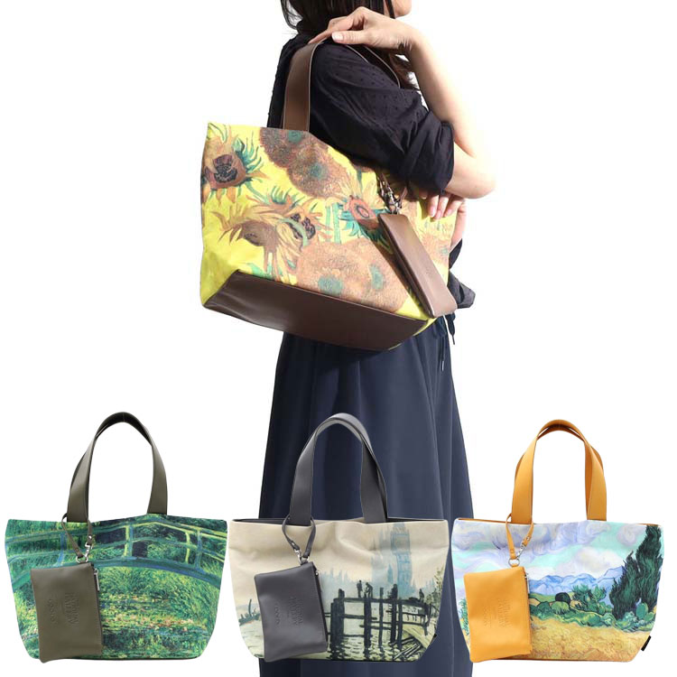 【COOCO クーコ】英国ナショナルギャラリー所蔵 名画バッグ THE NATIONAL GALLERY Painting BAG A4対応 トートバッグ