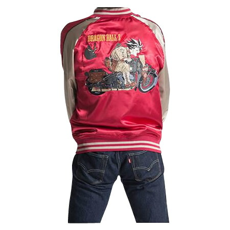 通販 人気 バイク柄 メンズスカジャン ドラゴンボールz おしゃれ 雑貨 生活 1 レッド おしゃれ 人気 送料無料 な お得 Mサイズ 1113 701 コート ジャケット