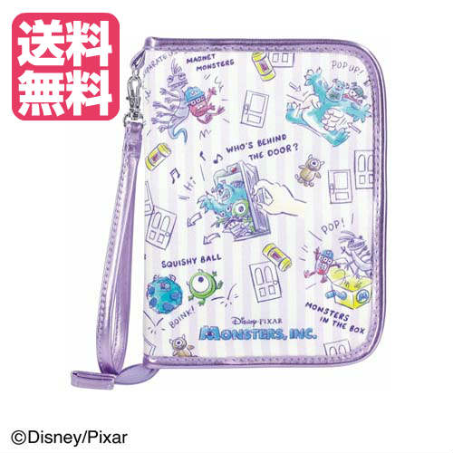 母子手帳ケース Disney ディズニー マルチケース(モンスターズ・インク) ミニタイプ DMSS-1802K 母子手帳ケース おくすり手帳ケース 通院ポーチ 診察券 通帳ケース マザーケース マザーポーチ 【メール便 送料無料】画像