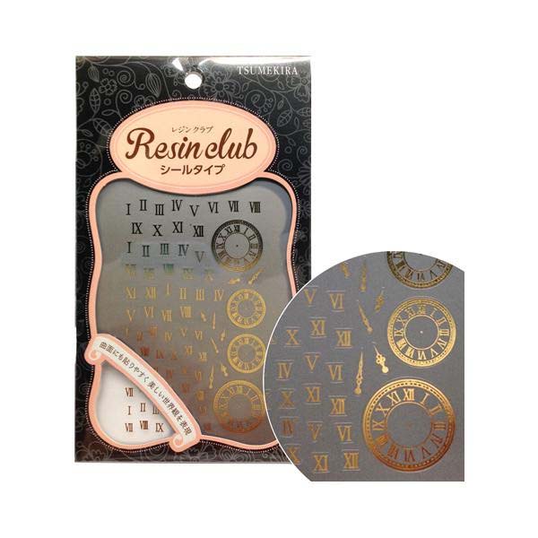 楽天市場 レジンクラブ レジンシール ローマ数字 ゴールド Rc Rmn 102 時計の文字盤 針 金 封入 薄い しなやか 高品質 送料無料 普通郵便 ビタミンバスケット
