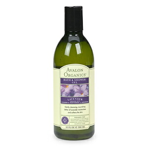 アバロンオーガニクス（Avalon Organics） バス＆シャワージェル ラベンダー 350ml心安らぐラベンダーの香り。天然成分、無添加、オーガニックの優しいボディシャンプー（ボディソープ）。バブルバス（泡風呂）にも使えるバスジェル（泡ぶろ）