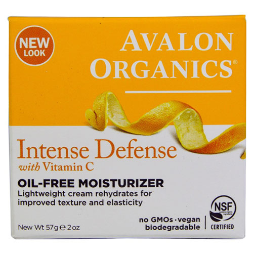 アバロンオーガニクス（Avalon Organics） オイルフリー 保湿クリーム 59mlビタミンCによる徹底防御。肌を若返らせ活力を与えるモイスチャライザー。さらっとしてベタつかず、ハリのある肌へ