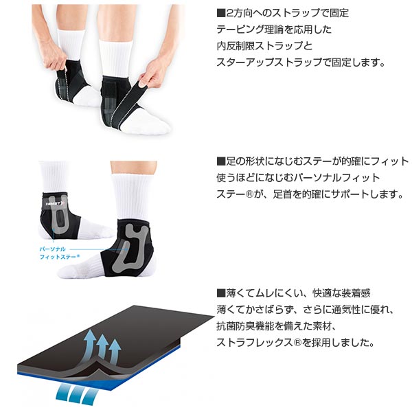 ザムスト メンズ レディース サポーター 足首 アキレス腱 1個入り A1ショート 送料無料 Zamst Educaps Com Br