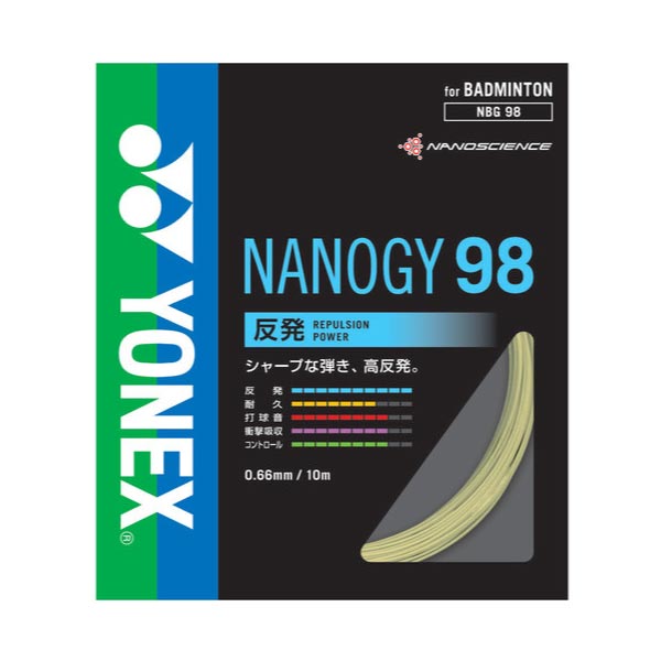 YONEX エクスボルト68 200mロール　ホワイト YONEX エクスボルト68 BGXB68-2 ヨネックス 200m ロール