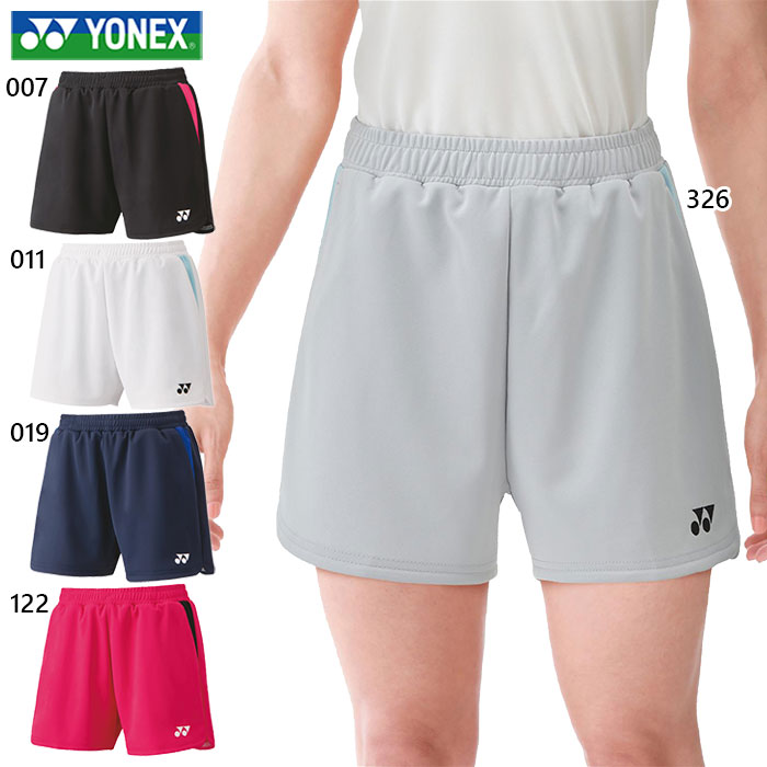 on ショートパンツSS(日本のs〜m)／ブラック/ピンク テニス YONEX ヨネックス テニスウェア レディース ニットショート