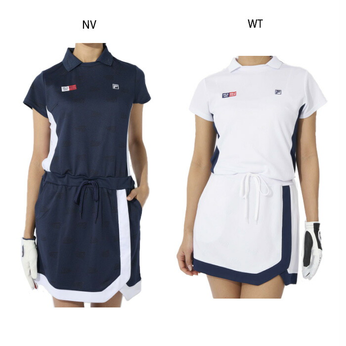 FILA - フィラ ゴルフ レディス ジャガードパイルワンピース 753461 753461-04.jpg