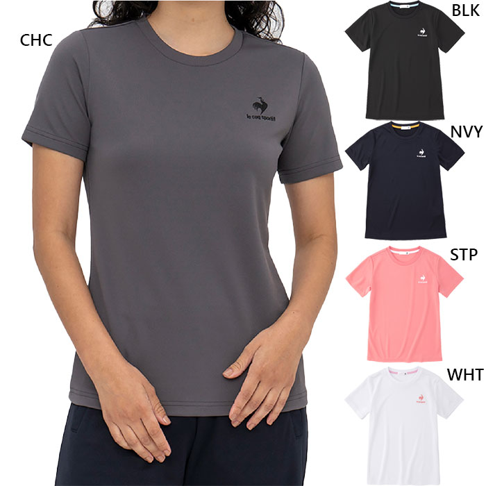 ルコック　tシャツ ルコックスポルティフ男女兼用ニットシャツ半袖[明石S.U.C.製品
