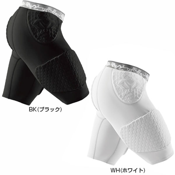 マクダビッド メンズ ヘックス サッドショーツEX HEX アンダーウェア パンツ スポーツインナー 下着 パッド付き ショートスパッツ ホワイト 白 ブラック 黒 送料無料 McDavid M7991
