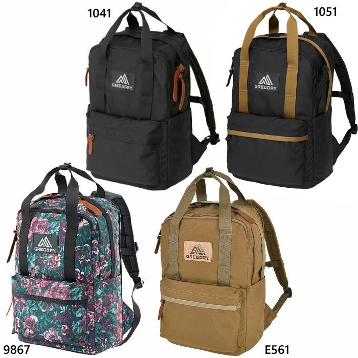 18L グレゴリー メンズ レディース イージーピージーデイ EASY PEASY DAY リュックサック デイパック バックパック バッグ 鞄 カジュアル アウトドア ブラック 黒 送料無料 GREGORY 1038681041
