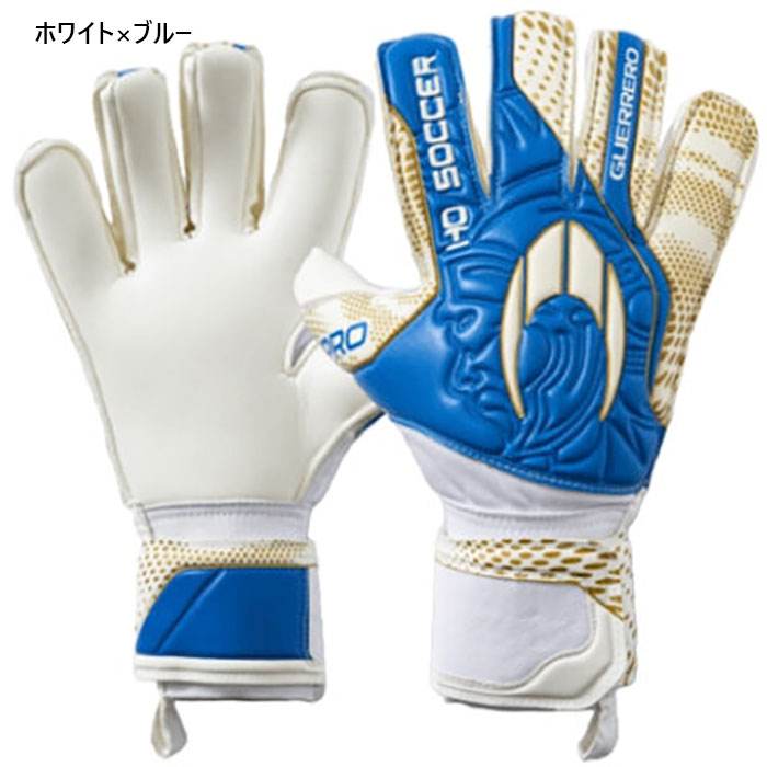 エイチオーサッカー メンズ レディース ジュニア ゲレーロ プロ ロールネガティブ ジャパン サッカー ゴールキーパーグローブ GK手袋 全天候 雨天OK ホワイト 白 送料無料 HO SOCCER 51.5120