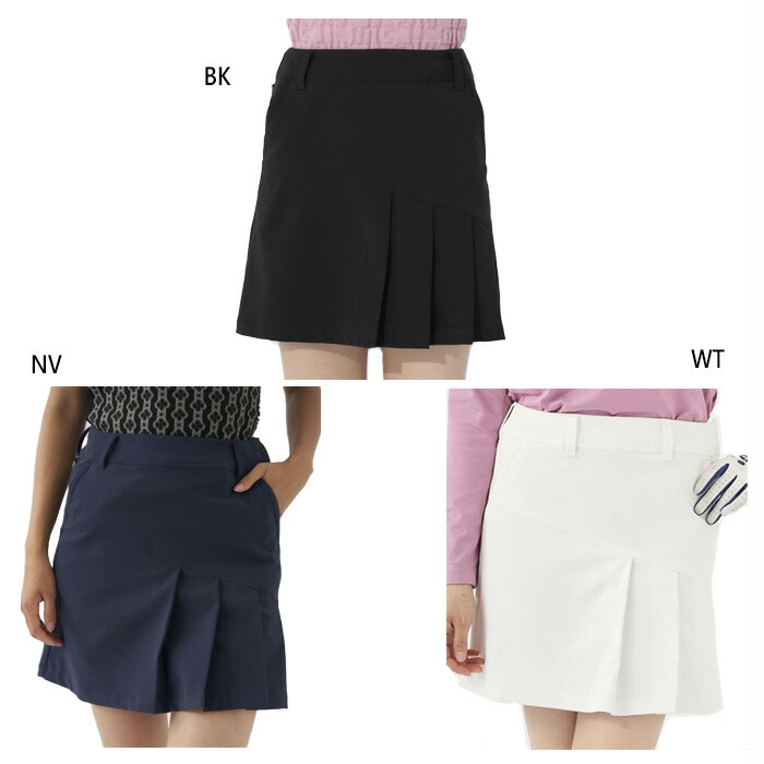 楽天市場】マリクレール レディース リボンロゴニットスカート ゴルフ