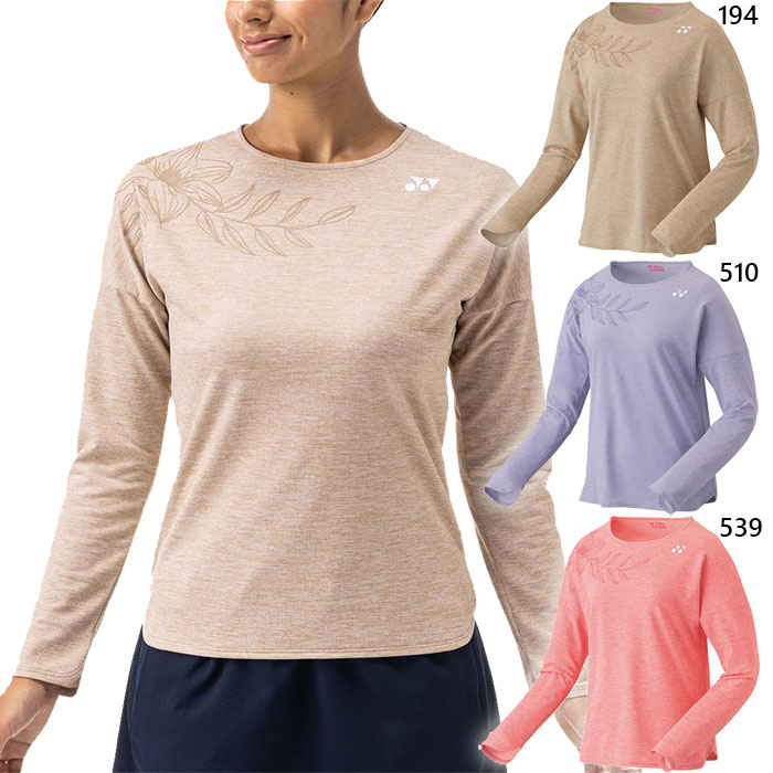 ヨネックス テニスウェア レディース ロングスリーブ 楽天市場】ヨネックス レディース ロングスリーブTシャツ テニス