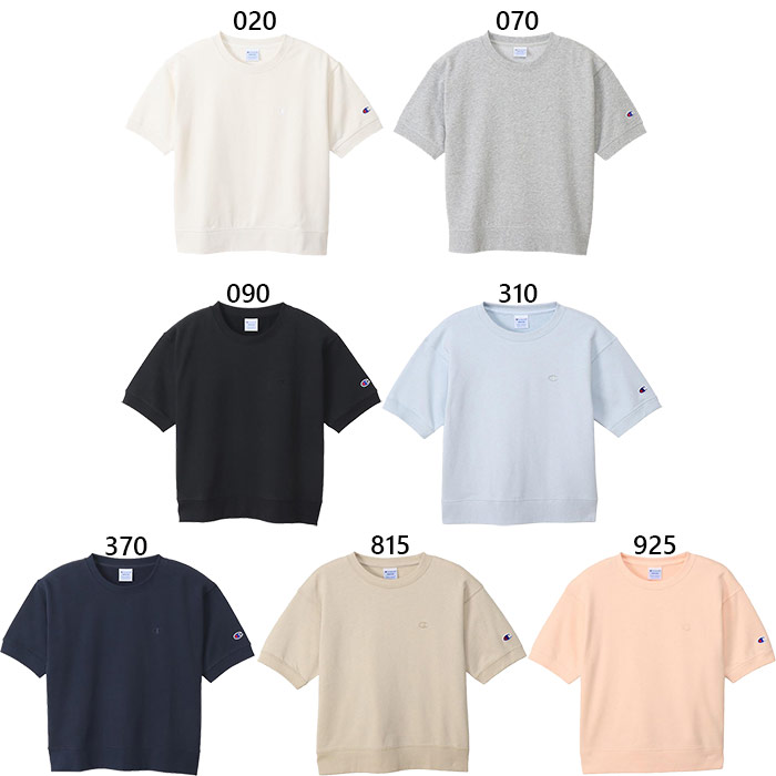 RHC×Championコットン混 半袖 スウェットシャツ グレー L RHC