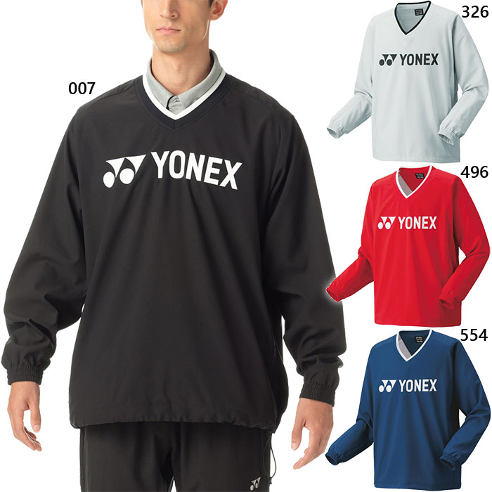 楽天市場】ヨネックス メンズ レディース ユニ裏地付Vブレーカー