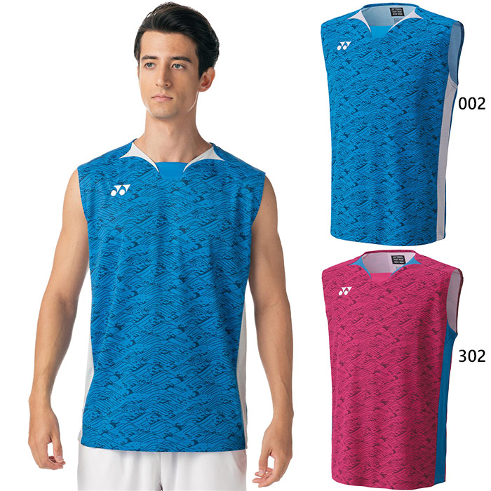 YONEX バドミントン ノースリーブウェア YONEX 10377 メンズゲームシャツ(ノースリーブ) ウェア(メンズ