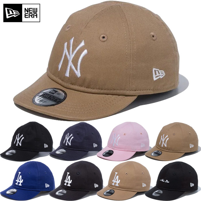 ニューエラ ジュニア キッズ My 1st 9TWENTY 920 帽子 ベースボールキャップ カジュアル シンプル NY LA MLB メジャーリーグ 大リーグ ブラック 黒 ネイビー ブルー 青 ピンク 送料無料 NEW ERA画像