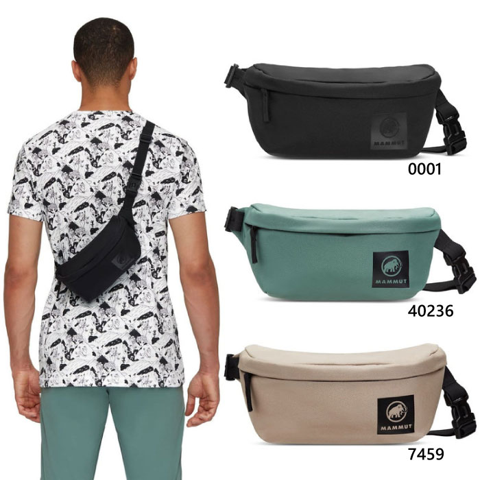 2L マムート メンズ レディース エクセロン クラシック ウエストパック Xeron Classic Waistpack ウエストポーチ ボディバッグ ブラック 黒 送料無料 Mammut 2810-00471