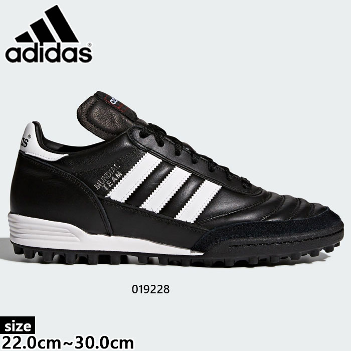 アディダス メンズ ムンディアル チーム Mundial TEAM サッカーシューズ トレーニング ターフ 人工芝 ブラック 黒 送料無料 adidas 019228画像