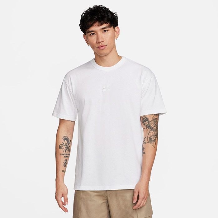 トップス DO7393-100 NIKE Nike Sportswear Premium EssentialsT 'Embroidered White Black