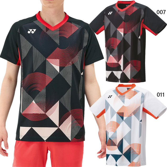 YONEX フィットスタイル シャツ Mサイズ ホワイト/ブラック yonex-4765.jpg