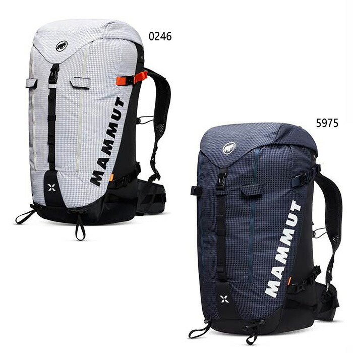 マムート トリオン38L女性用バックカントリー用ザック ヘルメット