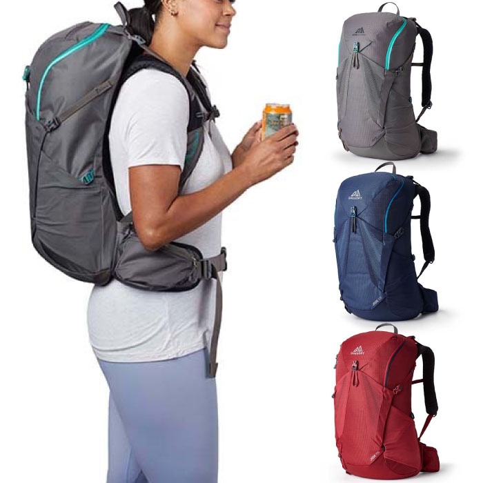 26-28L グレゴリー レディース ジェイド JADE 28 リュックサック デイパック バックパック バッグ 鞄 登山 グレー ネイビー 灰色 送料無料 GREGORY 1452951552 1452959978 1456521552 1456529978