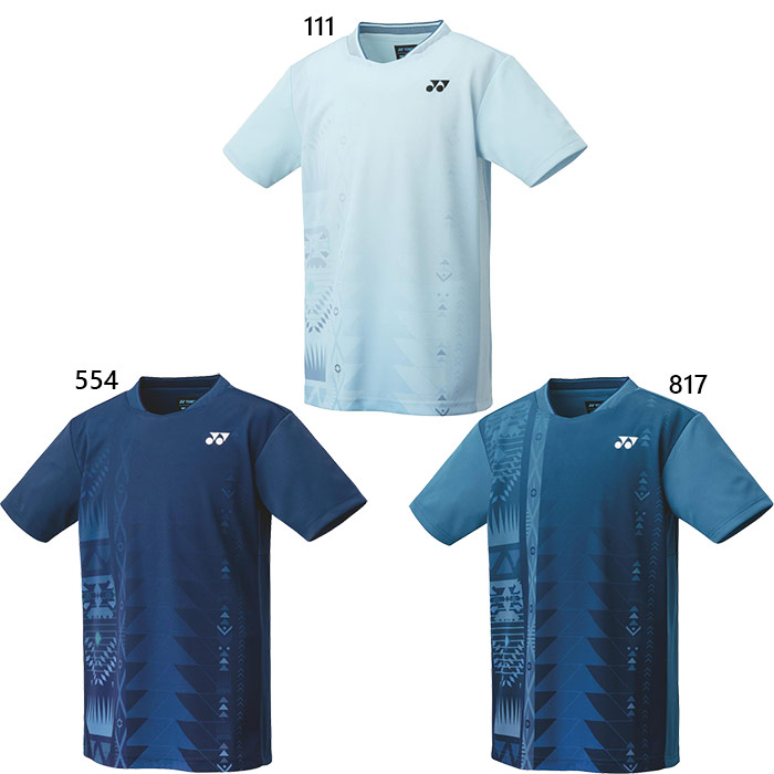 ヨネックス　日本代表モデル バドミントンシャツ ネイビー/レッド ヨニカ YONEX ヨネックス ゲームシャツ テニス バドミントン T