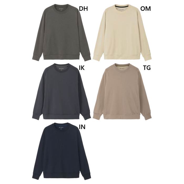 シースリーフィット ゴールドウィン メンズ リオプティマム スウェットシャツ 長袖Tシャツ トップス 裏起毛 カジュアル 部屋着 リカバリー ブラック 黒 グレー ネイビー ベージュ 灰色 送料無料 C3fit Goldwin GC43341 15,444円