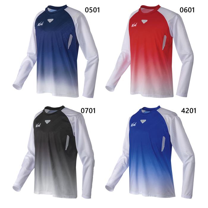 ニシスポーツ メンズ レディース レーシング長袖Tシャツ 長袖Tシャツ ロンT トップス 部活 練習 トレーニング 陸上競技 ブラック 黒 ネイビー ブルー レッド 青 赤 送料無料 NISHI 2811A402