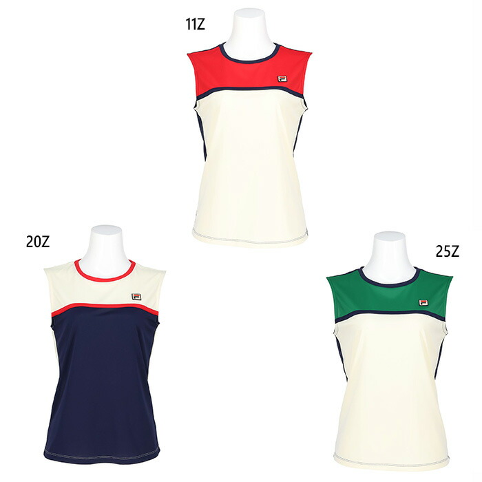 楽天市場】フィラ レディース ノースリーブシャツ テニス バドミントン